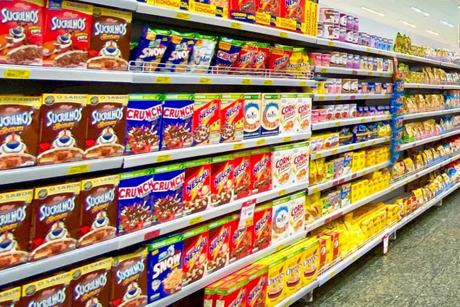 the cereal aisle. avais-vous envie d'acheter ?