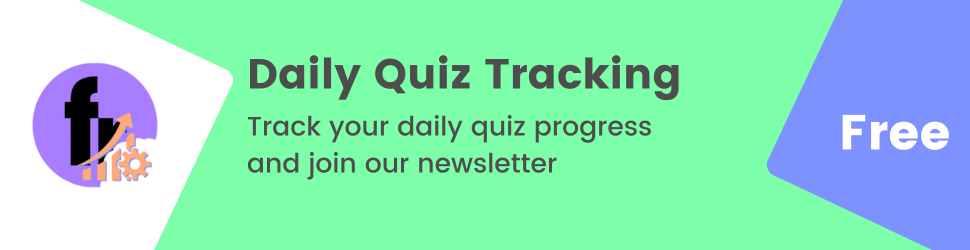 Sign up for an account on site and track your daily quiz stats, remember how you did each exercise and see how you improve day to day. A new quiz goes live every day at 12am New York time. When you sign up you automatically join our newsletter for occassional updates and reminders about the latest quizzes on site.